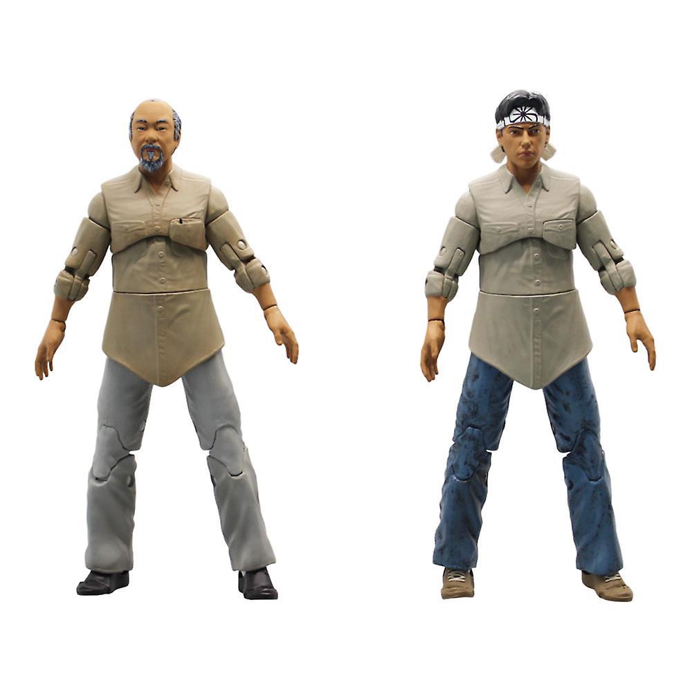 Karate Kid Mr. Miyagi & Daniel Larusso Miyagi-Do Highly Collectable Figure Set