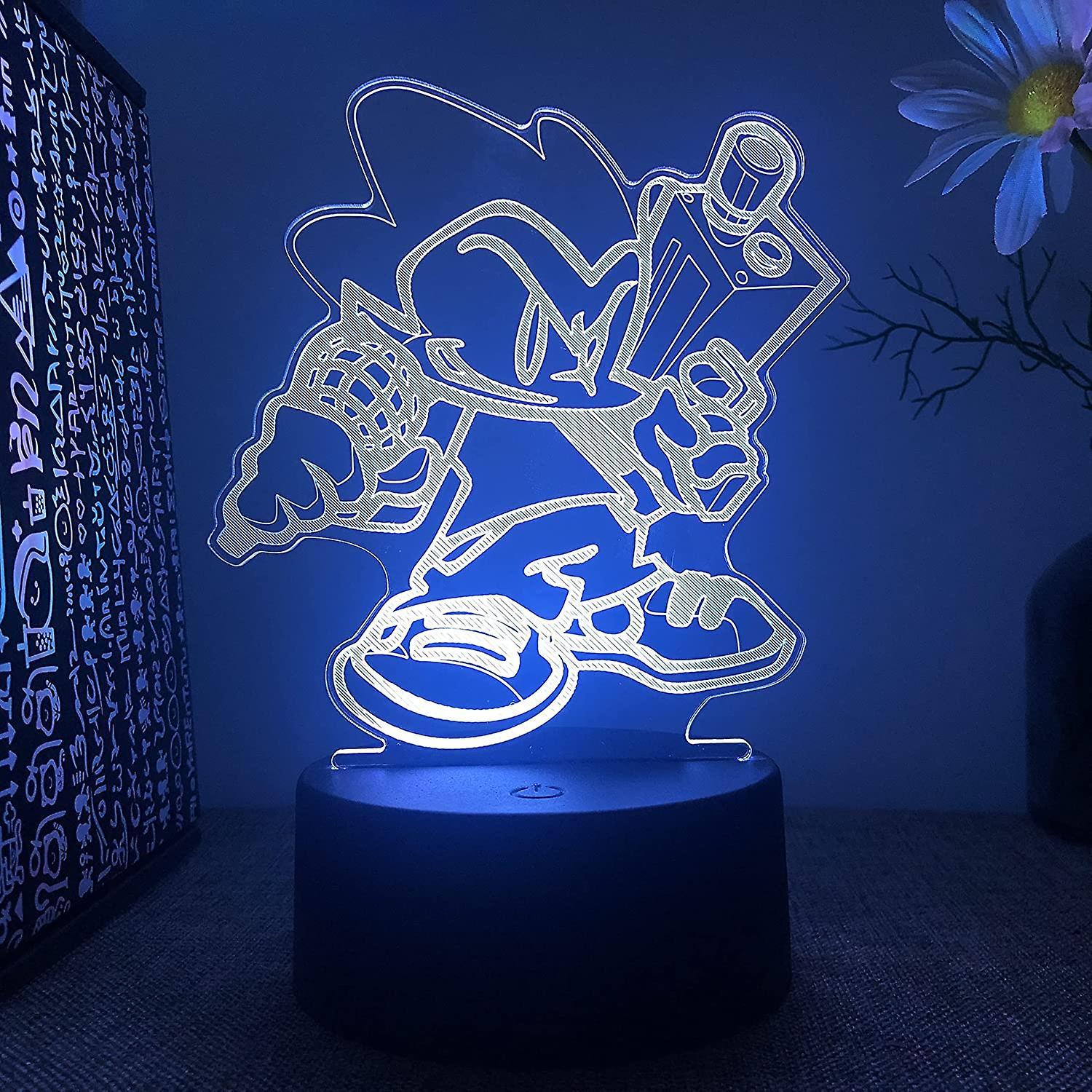 Unbrand 3D Lamp Game Friday Night Funkin Boyfriend Figure for Kids B