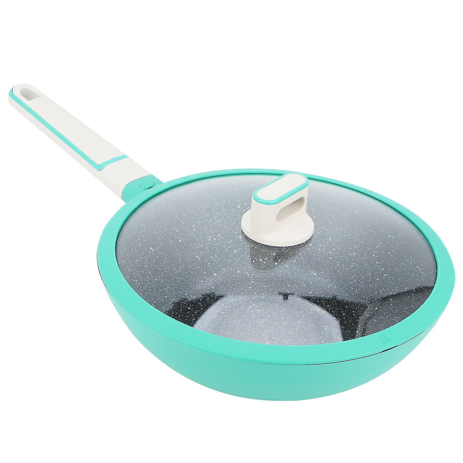 Non Stick Frying Pan 28cm Green Non-Stick Aluminum Alloy Frying Pan for Steak Cooking - Kitchen