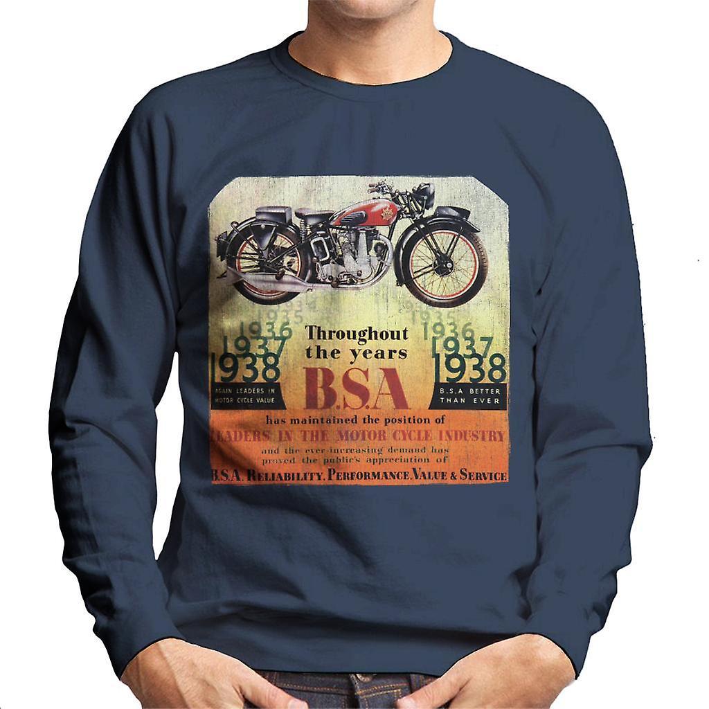 BSA Throughout The Years Men's Sweatshirt Navy Blue XX-Large