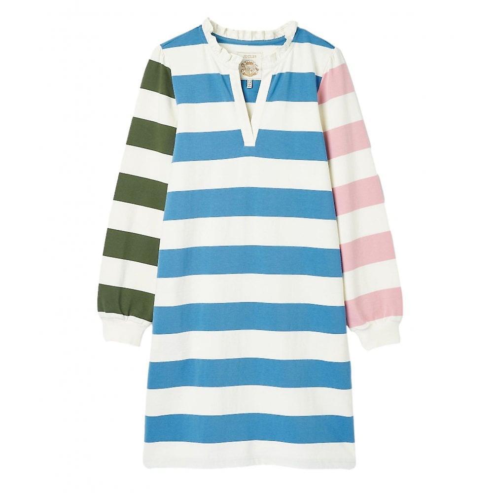 Women's Joules Jou Sophia Dress Multi Stripe 12