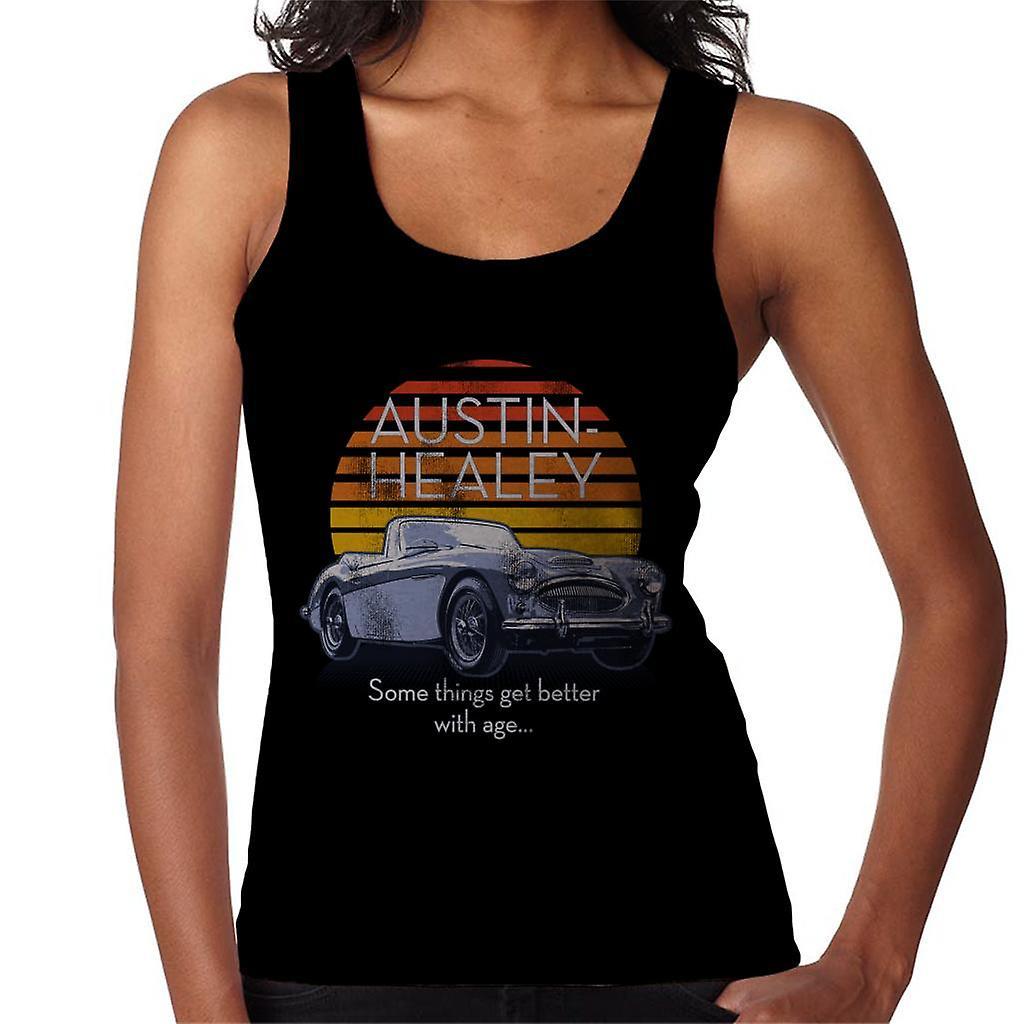 Austin Healey Some Things Get Better With Age British Motor Heritage Women's Vest Black Large