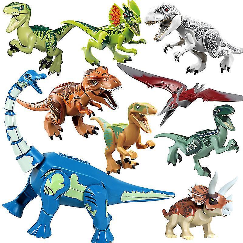 Sfygv Jurassic 2 Building Blocks World Dinosaurs Figures Bricks Assemble Kids Toys 1