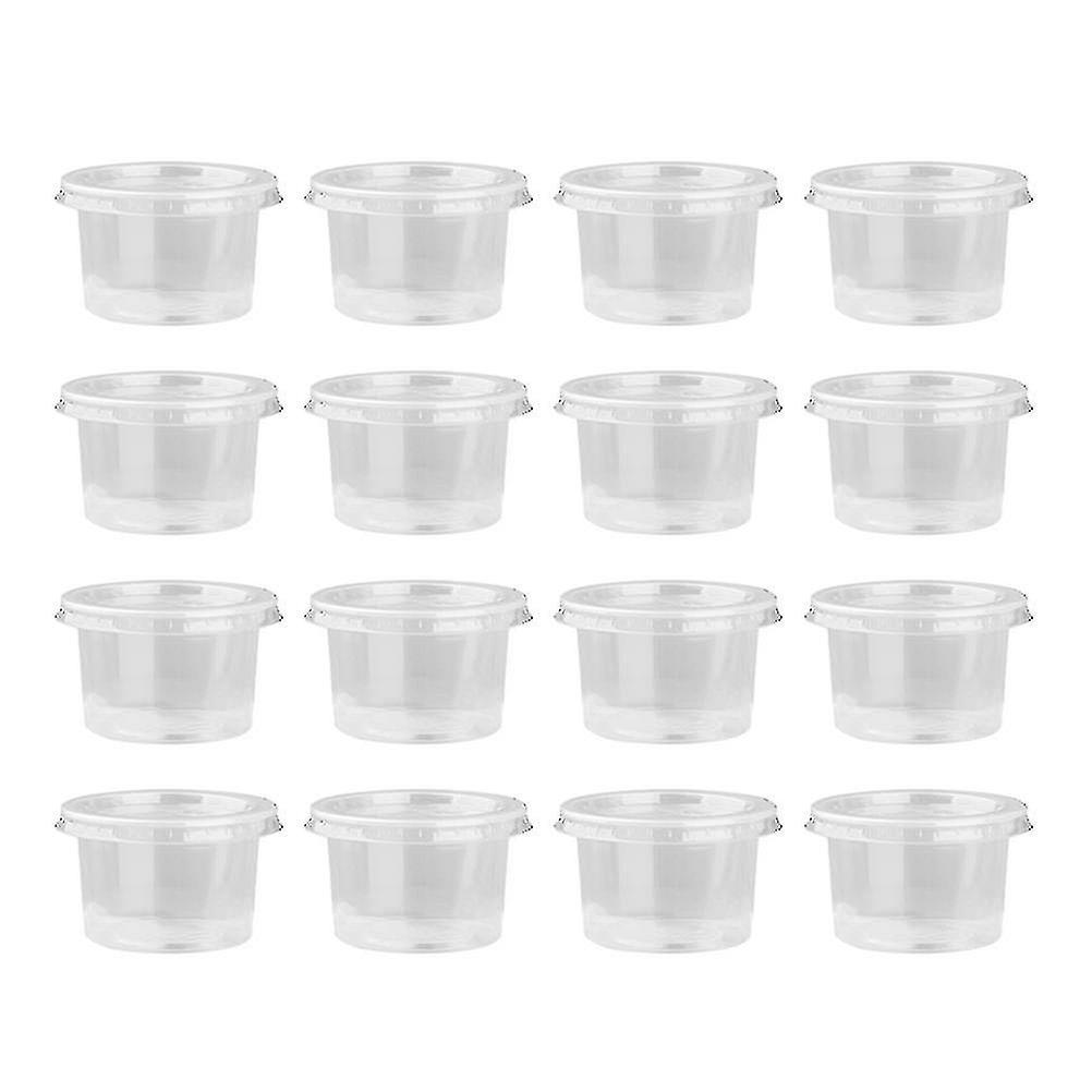 Toyvian 50 PCS Plastic Dessert Bowls Yogurt Cup Disposable Fruit Boxes Ice Cream Box Disposable Serving Bowls 7.5x5.9x4.5cm