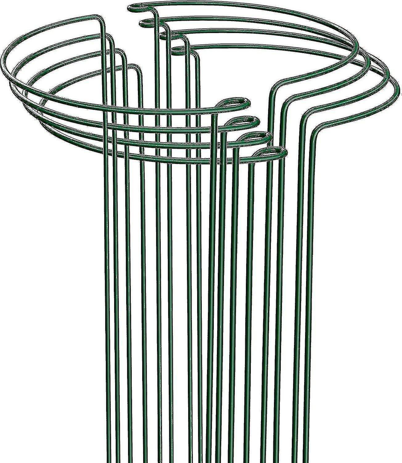 Yuntianzun 8 Pack 2540cm Plant Support Stakes, Metal Garden Plant Stakes, Half Round Plant Support Ring Cage For Peonies Monstera Hydrangeas Roses ...