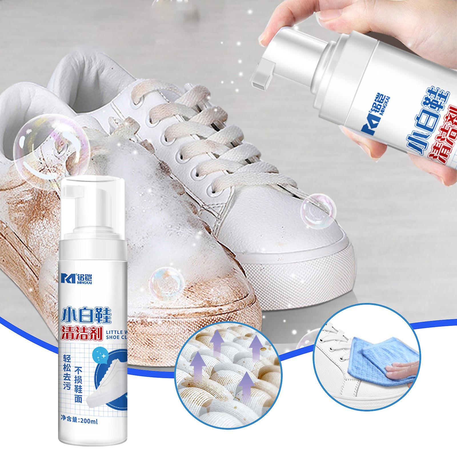 Gaoguang White Shoe Foam Cleaner No-Clean Shoe Bubble Stain Remover Brush Shoe White Shoe Cleaner 200ml