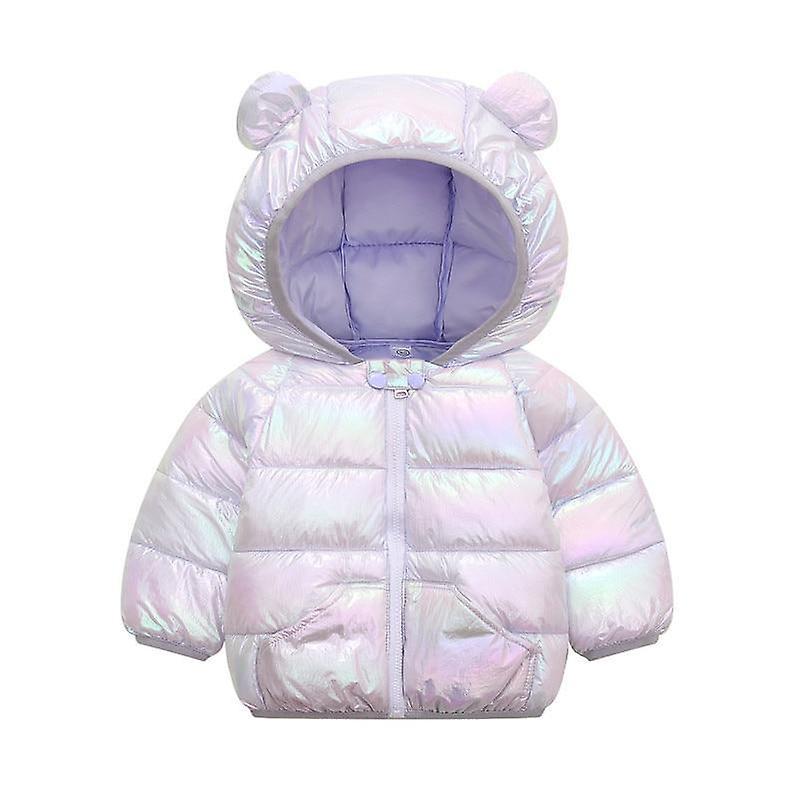 Slowmoose Autumn Infant Hooded Knitting Jacket For Baby Clothes - Newborn Coat For Baby 9M / Purple