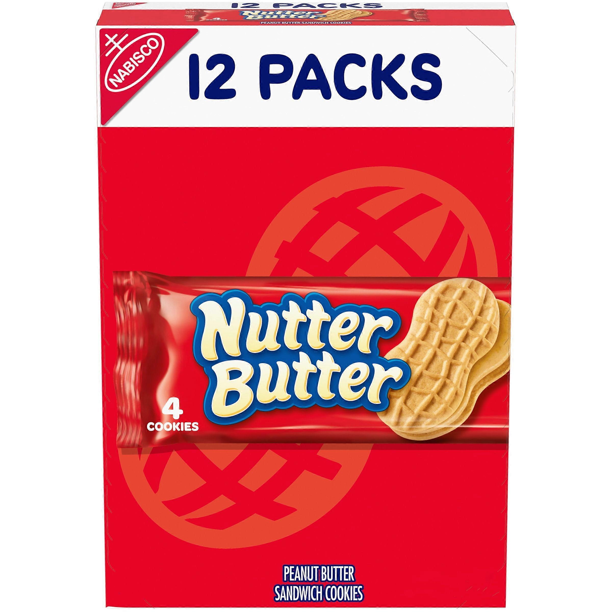 Nutter Butter Peanut Butter Sandwich Cookie Pack, 12 Ea