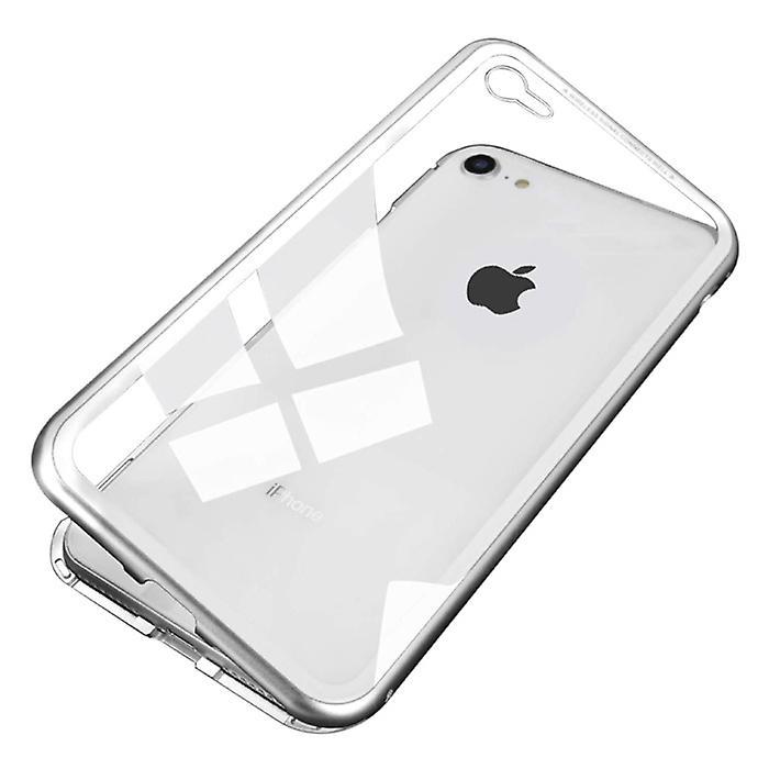 Stuff Certified ® Stuff Certified® iPhone 6 Magnetic 360 ° Case with Tempered Glass - Full Body Cover Case + Screen Protector White