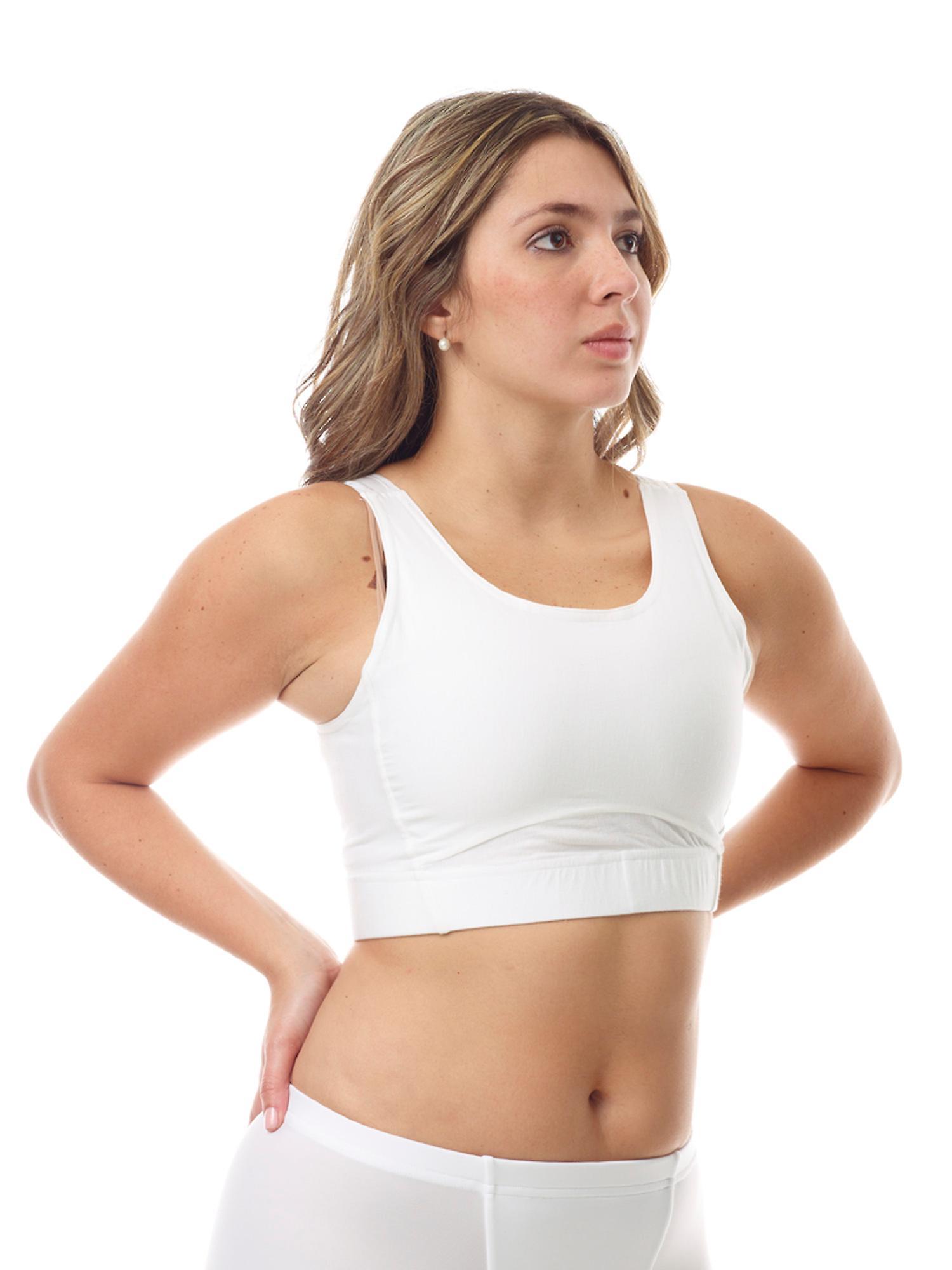 Underworks Extreme MagiCotton Sports and Binding Bra - 3108 White 34