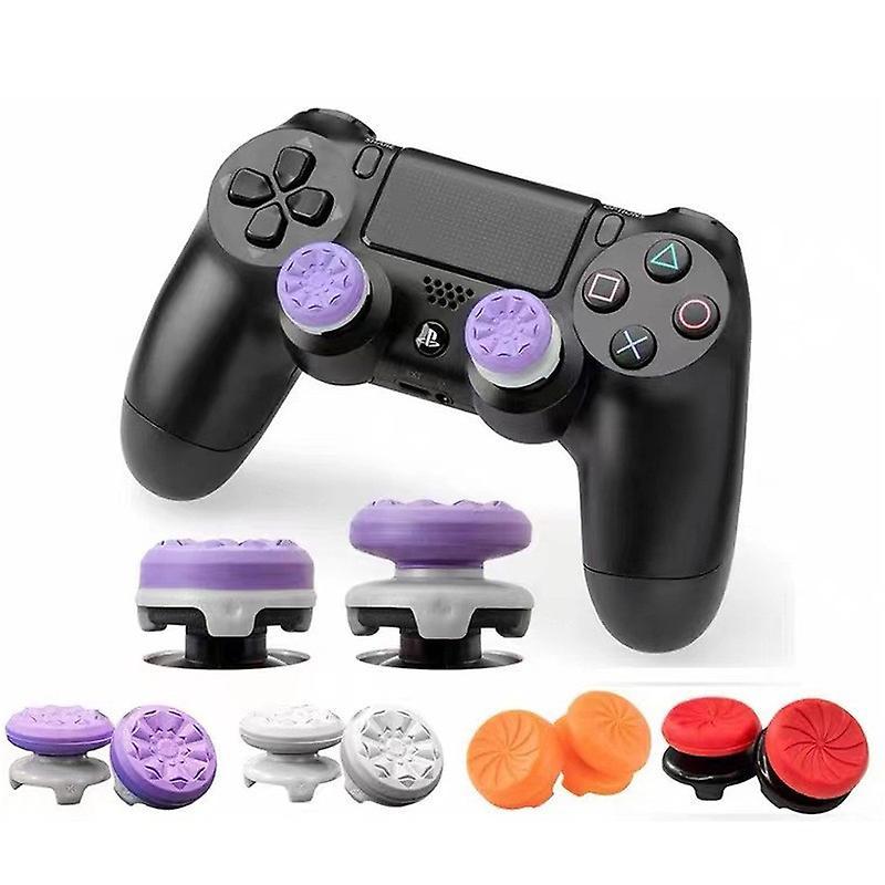 Frusde 2pcs Performance Thumbsticks For Ps5/ps4, 1 High-rise, 1 Mid-rise, Performance Thumbsticks Thumbstick Replacement For Ps5 & Ps4 Controller P...