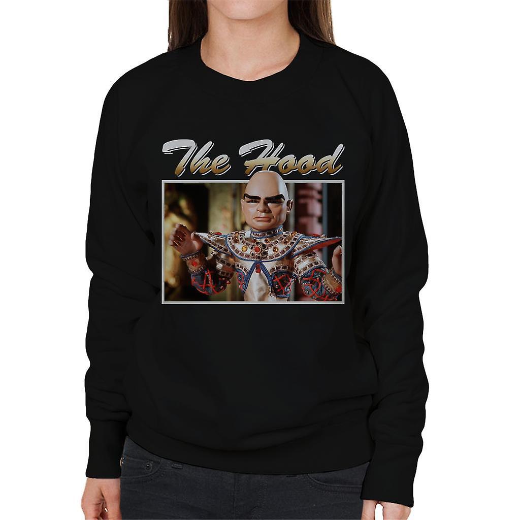 Thunderbirds The Hood Retro Design Women's Sweatshirt Black Medium