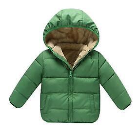 Slowmoose Kids Winter Warm-hooded Jackets Green 24M