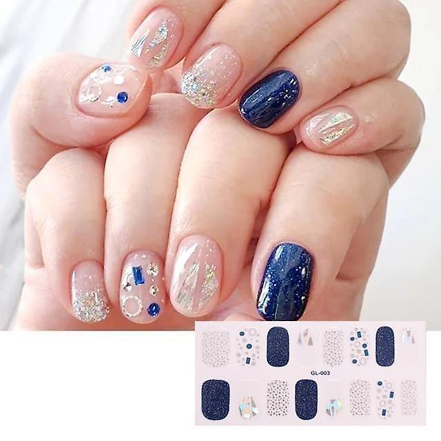 Slowmoose Glitter Series Powder Sequins Fashion Nail Art Stickers- Manicure Nail Polish GL003