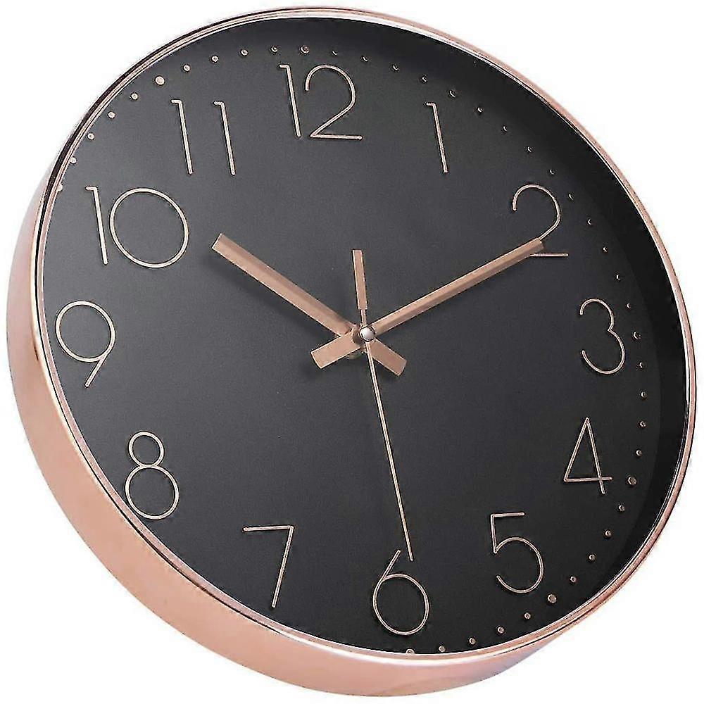 Mintian Wall Clock Silent Non Ticking Quality Quartz, Round Easy To Read