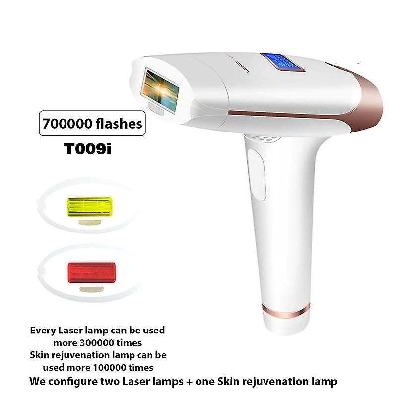 Slowmoose 3in1 700000 Pulsed Laser Hair Removal Device Permanent Hair Removal Epilator Two lamp T009X DIY