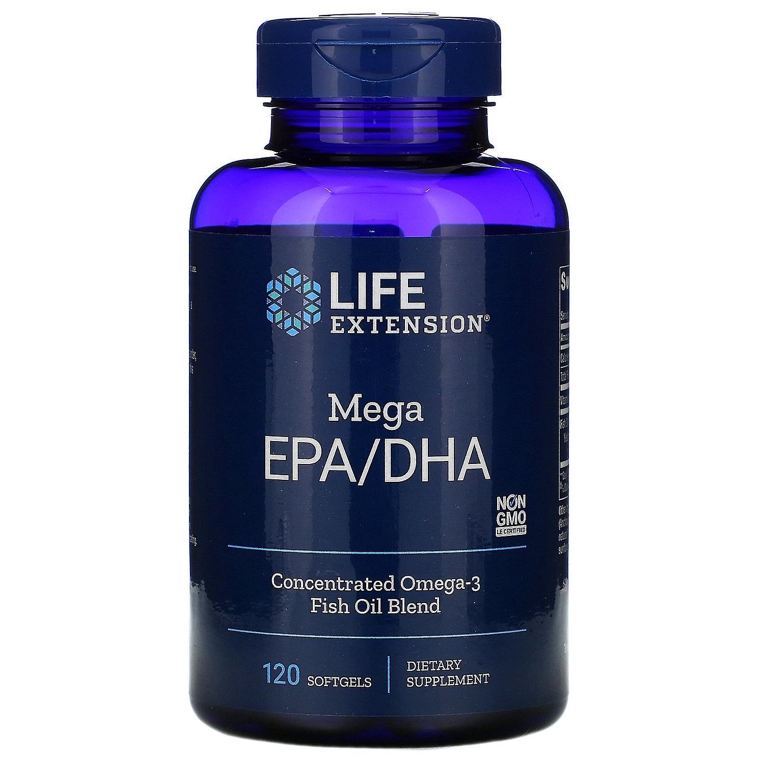 Life Extension, Mega EPA/DHA, 120 Softgels