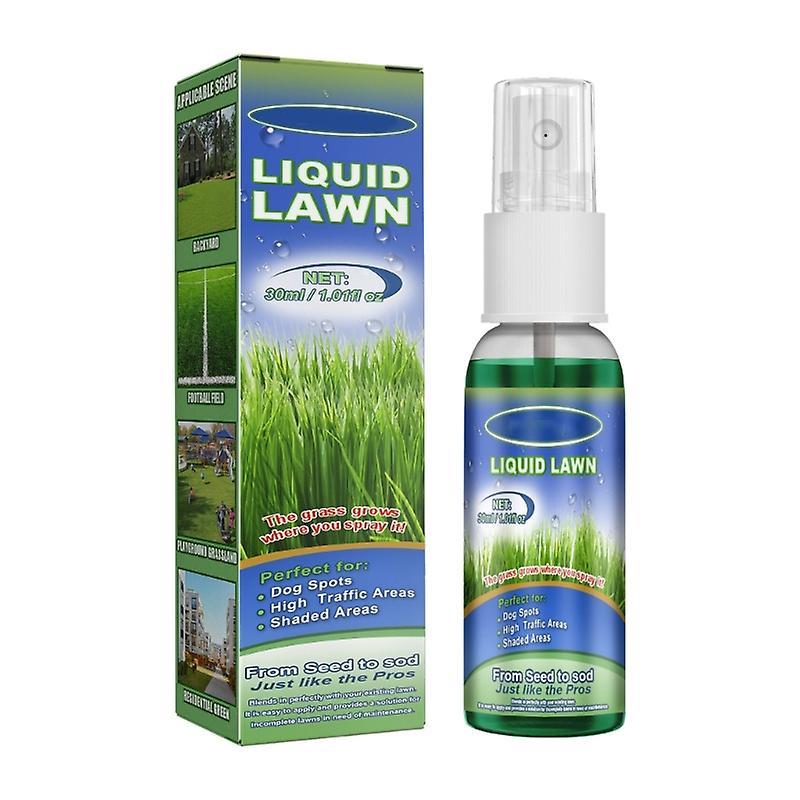 unbrand Green Grass Lawn Spray Household Seeding System Liquid for Garden Lawn Grass 1 bottle