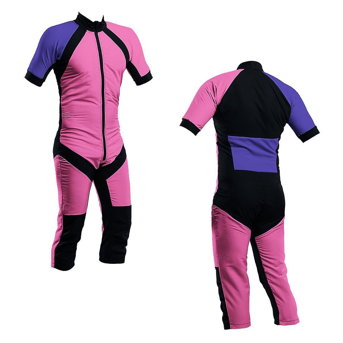 SkyexSuits Skydiving summer suit pink-purple s2-03 Pink and purple Xl / men