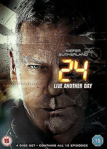 24 Live Another Day DVD (2014) Kiefer Sutherland cert 15 4 discs - Region 2