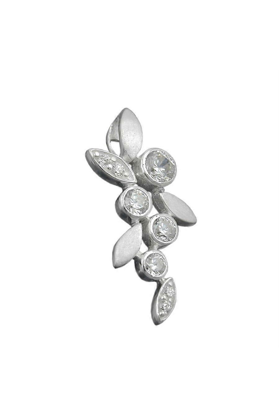 Gallay Pendant Flower With Leafs Silver 925 - Gl93312