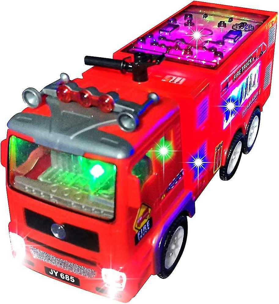 Electric Fire Truck Toys For 3-12 Year Old Boys 3d Lightning Firetrucks For Boys Toys For 3-11 Year Old Boys Gifts For 3-12 Year Old Boys @bugu