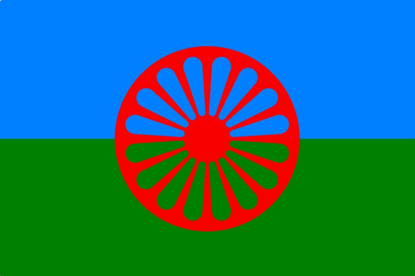 Hiprock Roma flag - Romani