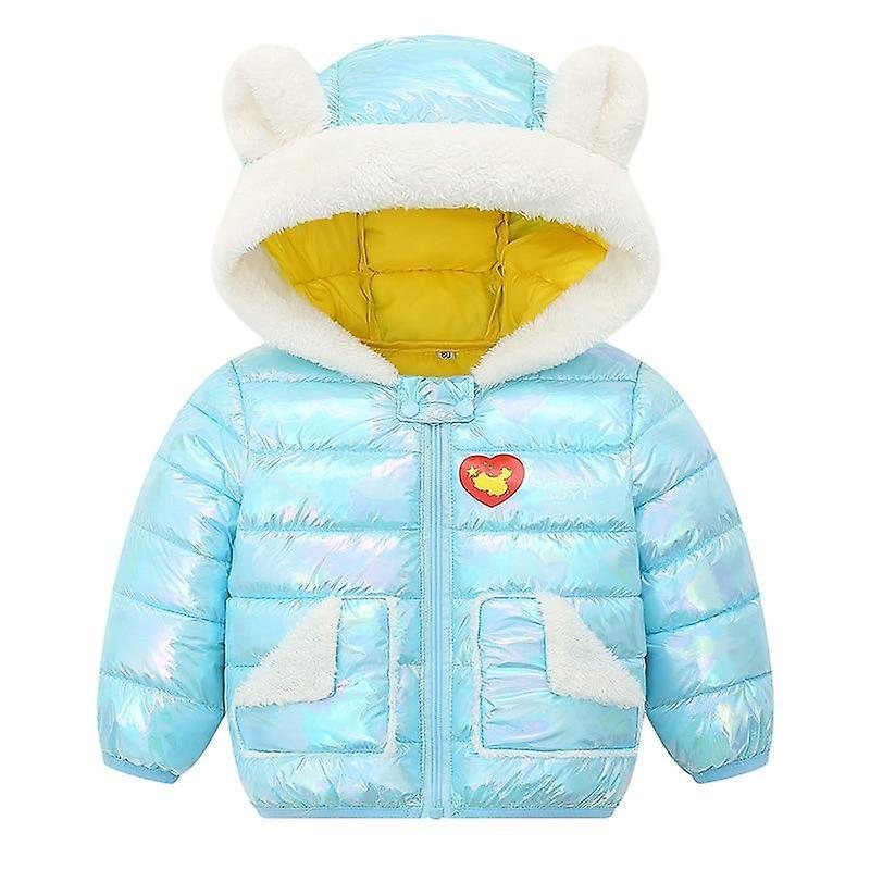 Slowmoose Autumn, Winter Jacket For Baby - Hooded Warm Outerwear Clothes 24M / sky Blue5