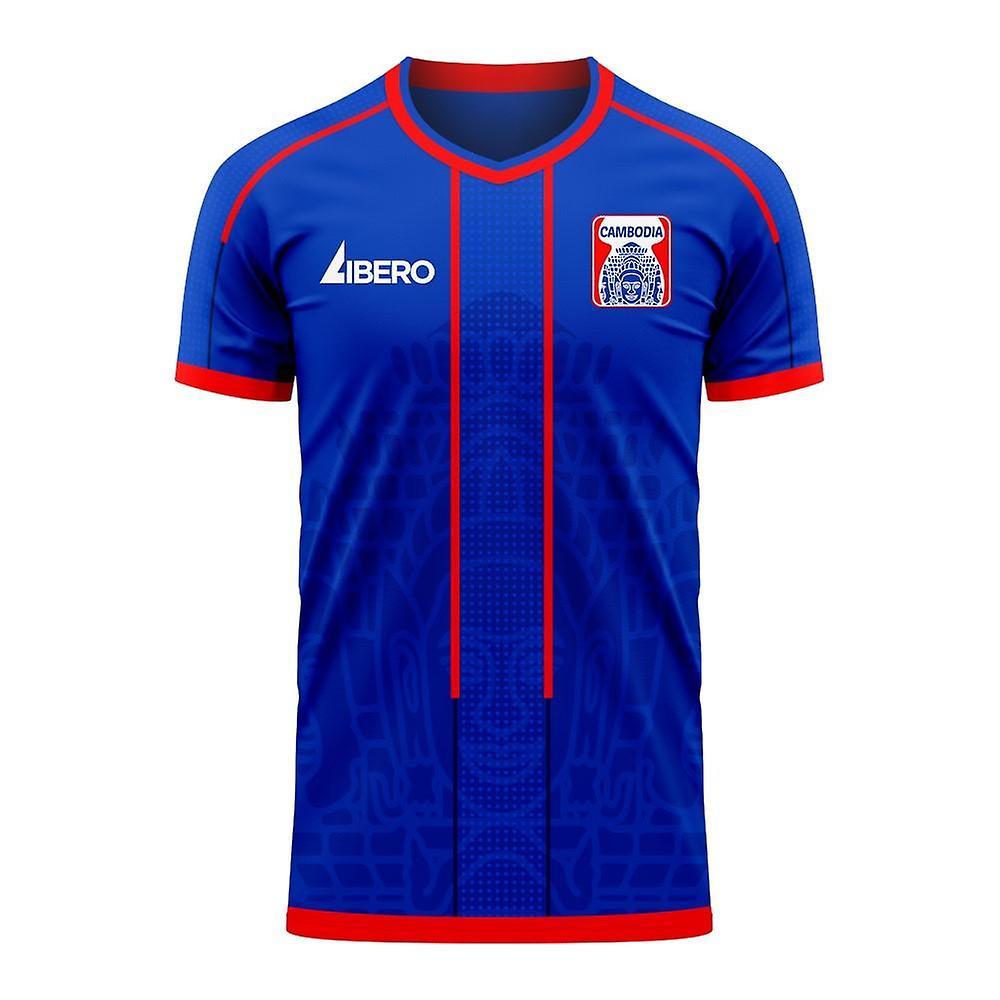 Libero Sportswear Cambodia 2024-2025 Home Concept Football Kit (Libero) Blue S