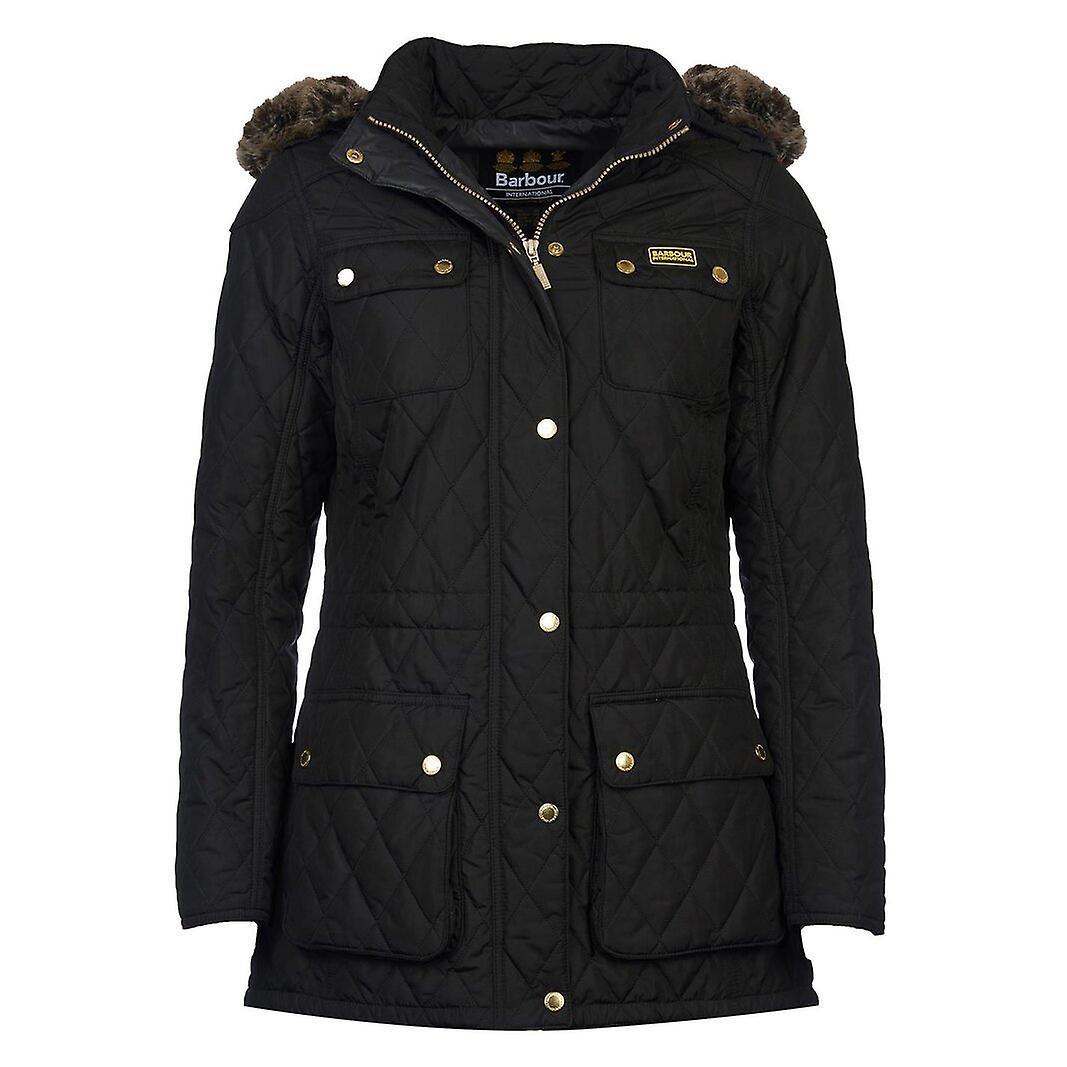 Barbour International Quilted Jacket Black M