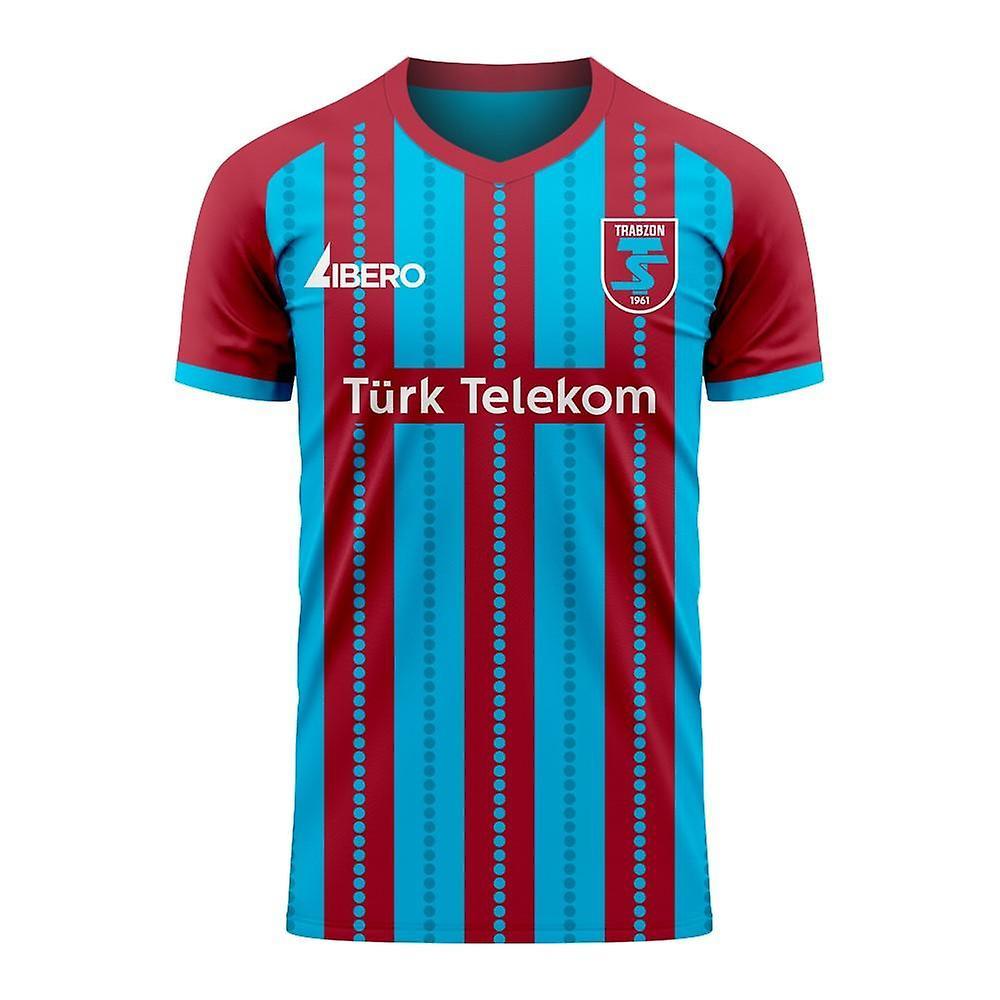 Libero Sportswear Trabzonspor 2024-2025 Home Concept Football Kit (Libero) - Little Boys Maroon LB 6-7yrs (116-122cm)