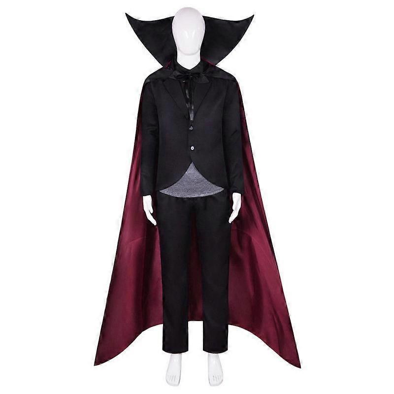 Baiyis Vampire Costume Full Set for Adults Halloween Cosplay Carnival Party Costume 3XL