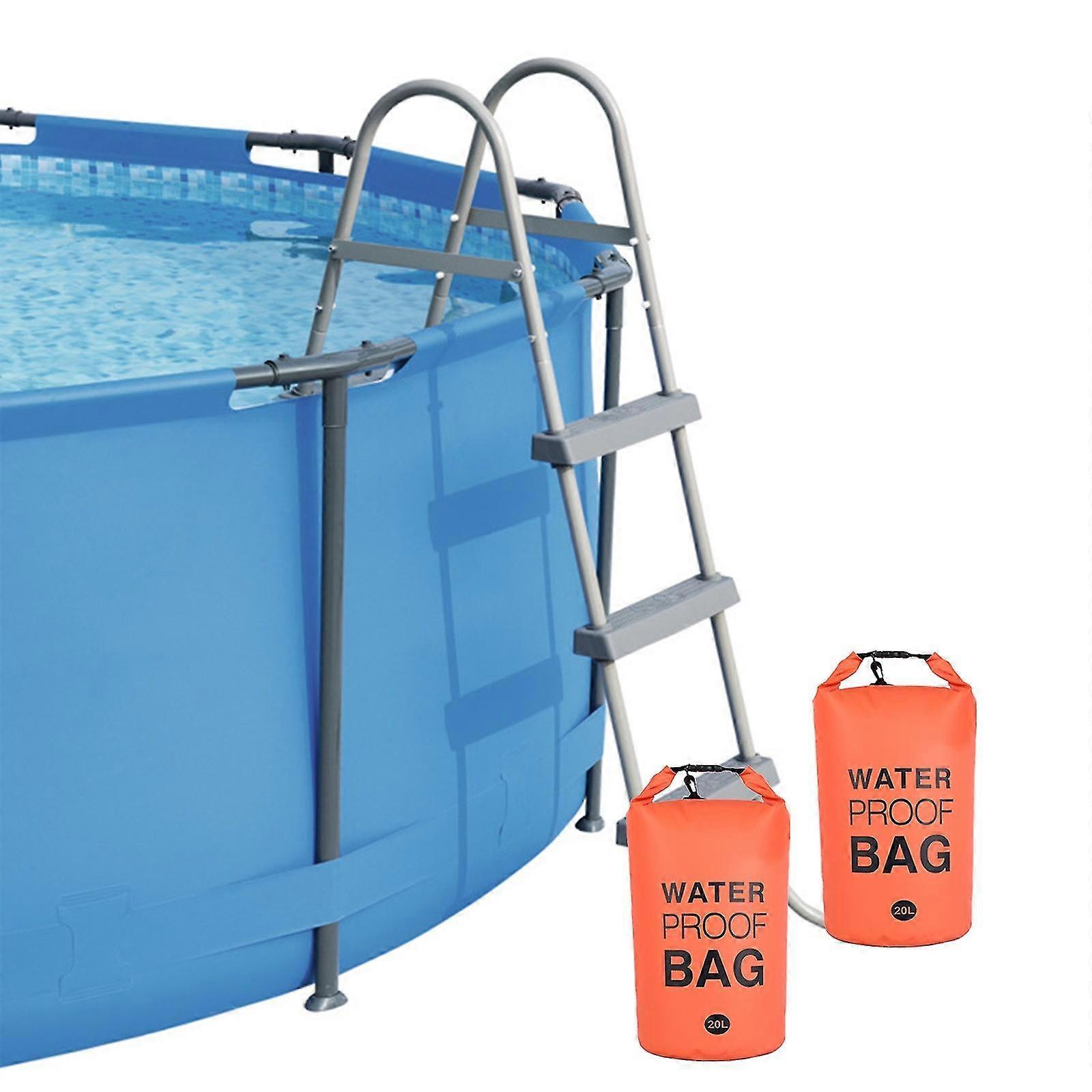 Wwxx Universal Pool Ladder And Step Weight(20l) Easy&quick Fills Sand,250d Pvc Waterproof Dry Bag ,no More Ripped Sandbag,work With Above Ground/in...