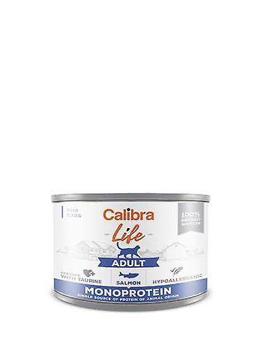 Calibra Life Adult Salmon Wet Food for Cats (Cats , Cat Food , Wet Food) 200 gr