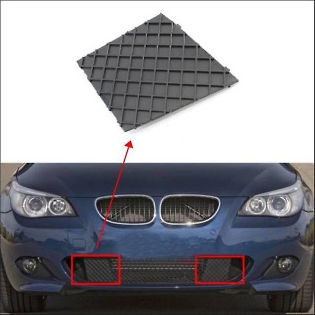 Auto Parts Front Bumper Lower Mesh Grill Plate Trim Cover For Bmw 5-series E60 E61 M Package 2004-2009 Car Exteriors Racing Grills Parts Right