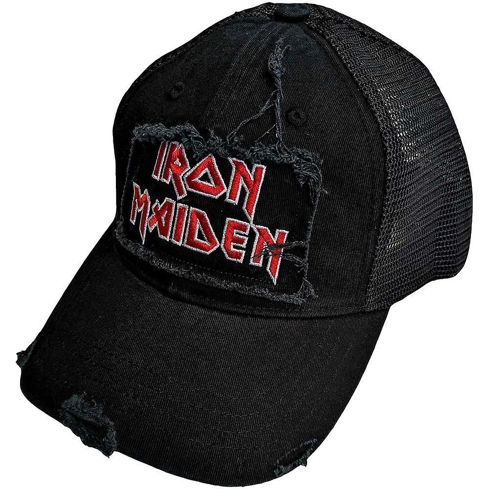 Scuffed Logo Trucker Cap