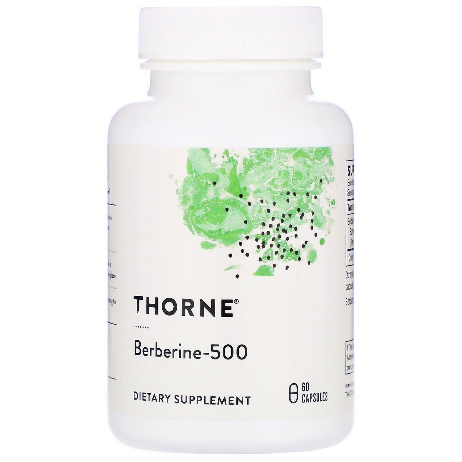 Thorne Research, Berberine-500, 60 Capsules