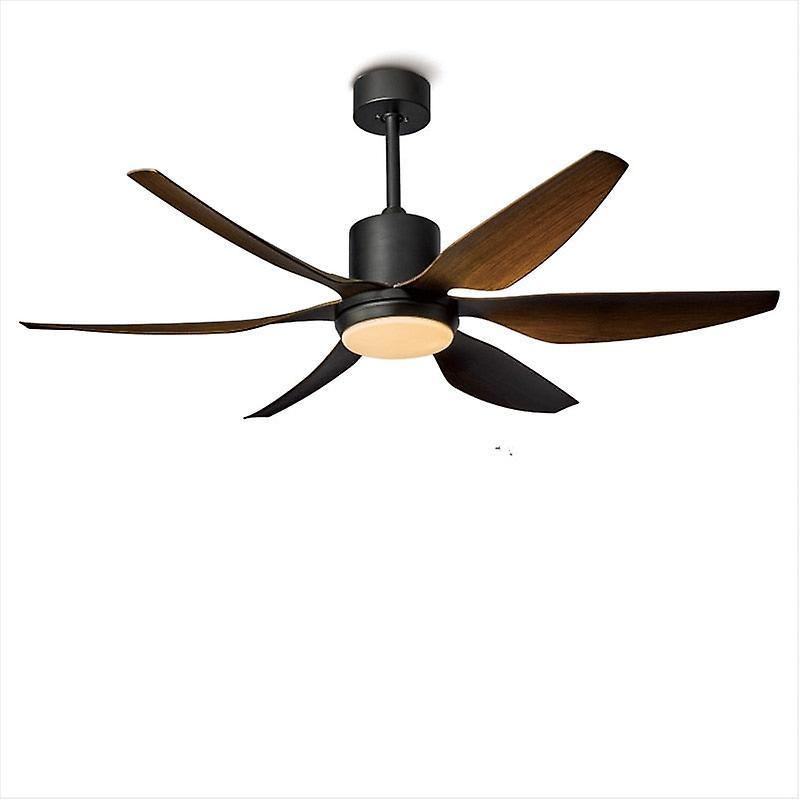 Slowmoose 66 Inch Nordic Large Country - Industrial Wind Ceiling Fan With Led Light Lighted 110V