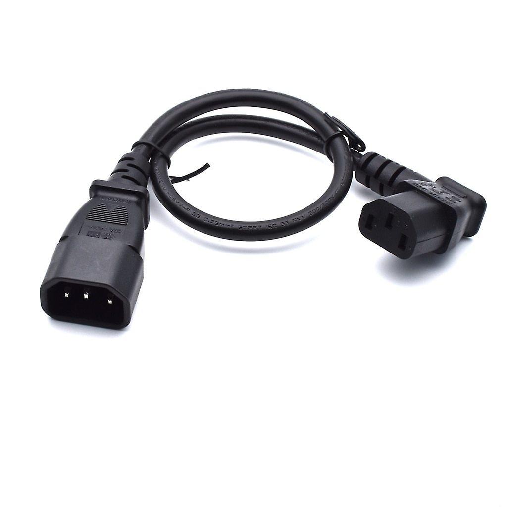 Slowmoose Iec 320 C13 Female To C14 Male Pdu Angle Power Cables - Power Cord Adapter Right Angle Cord