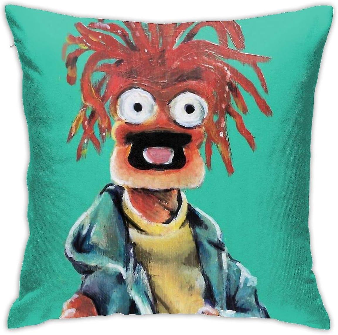 Kerota Pillow Covers Decorative Home Decor Pillow Pepe The King Prawn Fan Art Decor Pillow For Family And Friends 18"x18" AA-13622 45x45cm