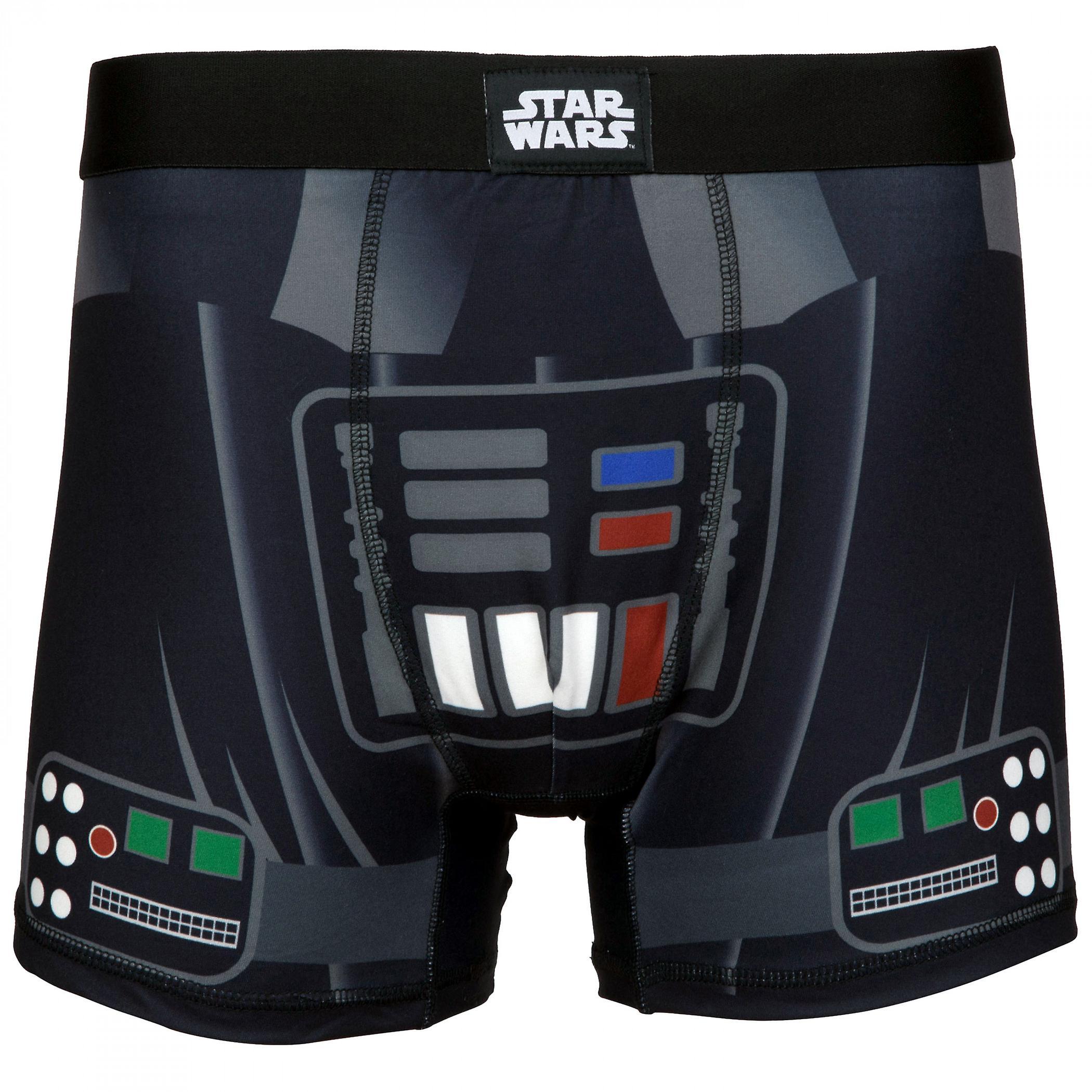 Star Wars Darth Vader Cosplay Men's Underwear Boxer Briefs Black XXLarge (44-46)