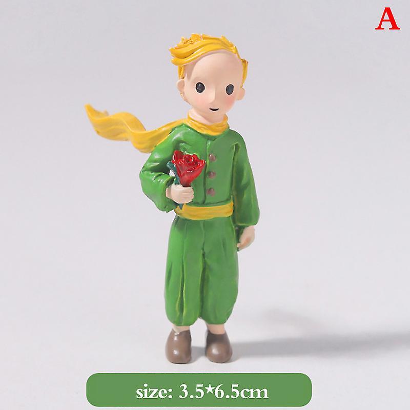 Unbrand 1pc The Little Prince Action Figure Resin Figurine Doll Home Desktop Decoration A