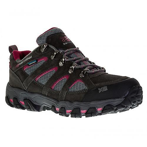 Ek Wholesale Ladies Karrimor Bodmin V Weathertite Low Rise Waterproof Hiking Shoes Dark Grey / Cochineal Uk-6