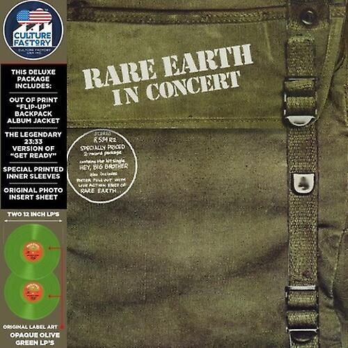 Culture Factory USA Rare Earth - In Concert  [VINYL LP] Green USA import