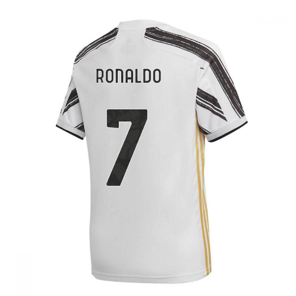 2020-2021 Juventus Adidas Home Football Shirt (RONALDO 7) White Large 42-44 Inch Chest