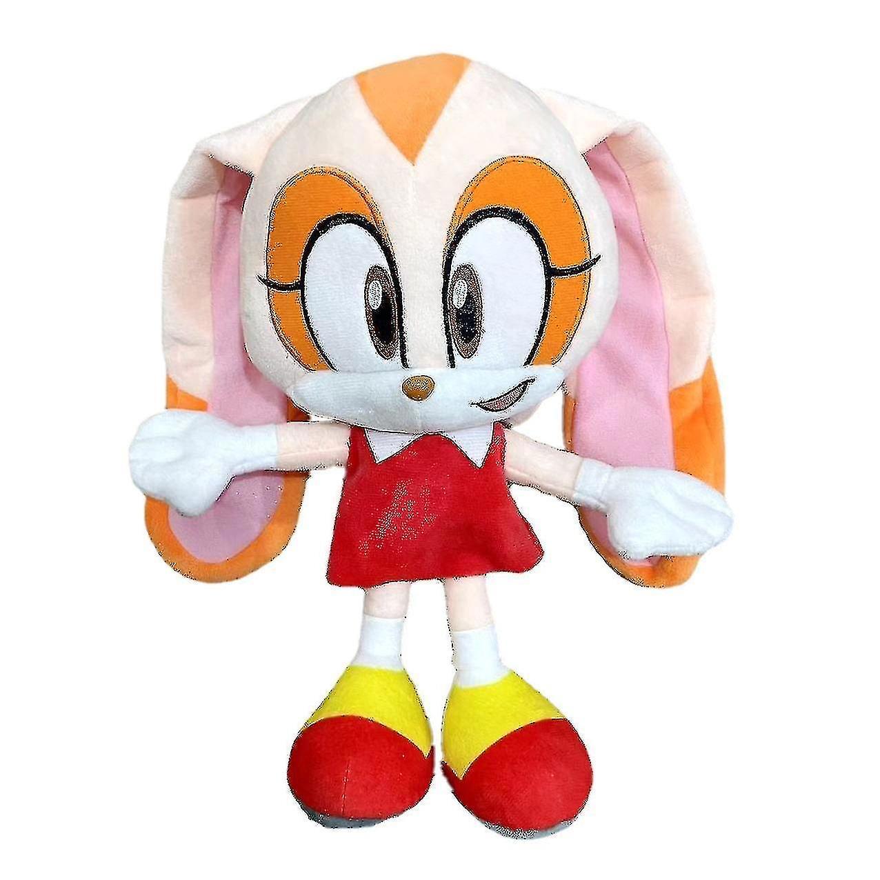 Elciaicle Hywell 30cm Sonic Cream The Rabbit Plush Sonic Plush Doll For Kids Birthday Gift