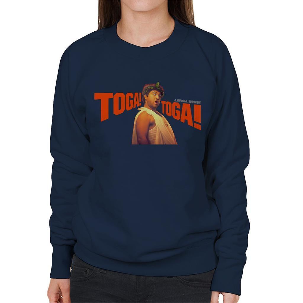 Animal House Bluto Toga Toga Women's Sweatshirt Navy Blue Medium