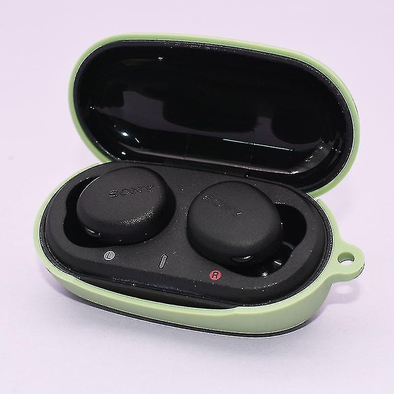 Mingerda Shock-proof  For Sony Wf-xb700 Protective Cover Soft Silicone Case Anti-lost Wireless Earphones Earbudscharging Box With Hook