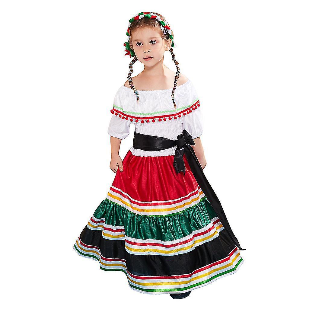 Yixin Tech Mexican ethnic girl clothing dress 150cm