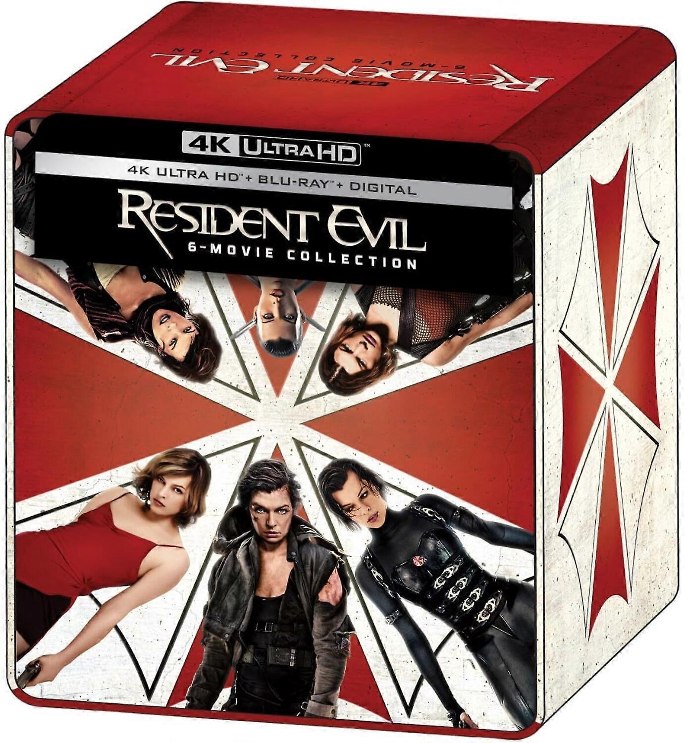 Resident Evil: 6-Movie Collection  [ULTRA HD BLU-RAY REGION: A USA] With Blu-Ray, Steelbook, 4K Mastering, Boxed Set, Digital Copy USA import